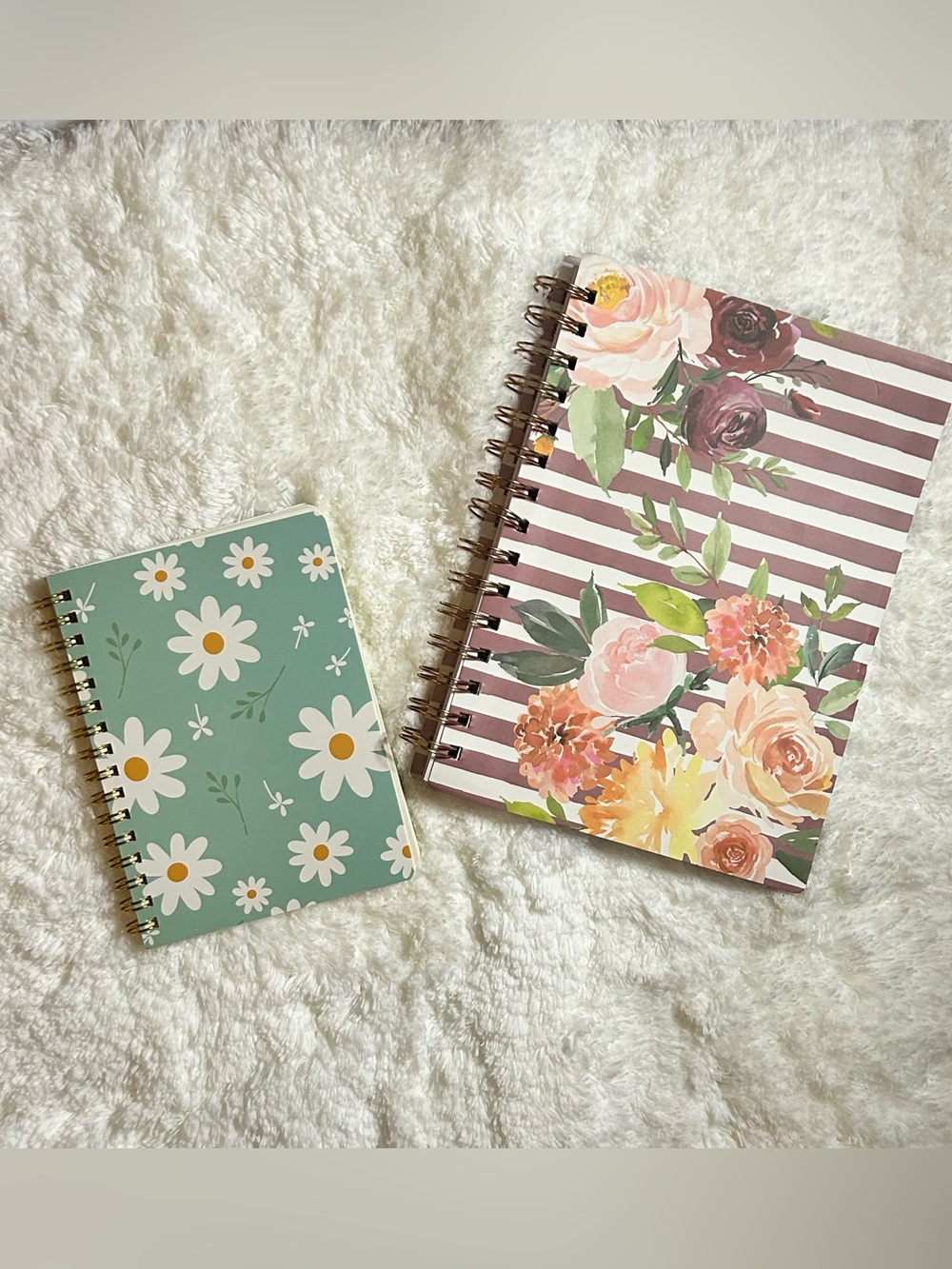 2pk floral spiral notebooks